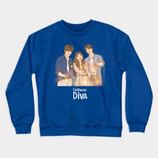 Castaway Diva Kdrama Art Crewneck Sweatshirt